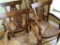 4 William Switzer Country Style French Directoire Arm Chairs W/ Basket Desi