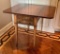 Pembroke Style Vintage Table W/ Tooled Leather Top & 1 Drawer - 34