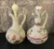 Custard Cruet W/ Stopper;     French Hand Painted Cruet W/ Stopper