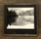 Black & White Photograph - Foggy Nature Scene, Framed W/ Glass, 25½