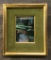 Hedy Lindy Gershman Enamel On Copper - Scenic, Framed W/ Velvet Liner, 11½