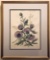 Grieg Steiner Watercolor - Scottish Thistles, Signed Greig, Framed W/ Glass