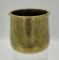 Antique Brass Pot W/ Chased Design - 4½