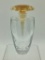 Lalique Perfume Bottle W/ Amber Top