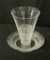 Small Lalique Glass & Underplate