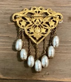 Vintage Miriam Haskell Brooch - 3½