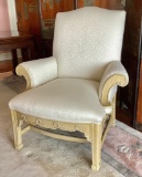 William Switzer Hand Carved Upholstered Arm Chair - 34