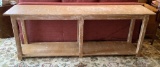 Large William Switzer Long Rustic Table W/ Drawer On Each End - 84