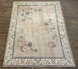 Gobelin Chinese Rug - 100% Virgin Wool W/ Pad, Overall Good Condition W/ Us