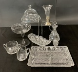 10 Pieces Old Glass Items