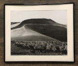 Adolph Klugman Black & White Photograph - Bruneau Sand Dunes Idaho, Signed