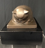 Art Institute Of Chicago Replica - Bronze Statuette Of A Cat By Jane Poupel