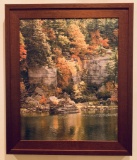 Fall Scene Print On Canvas - Framed, 19