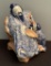 Nice Vintage Glazed Chinese Pottery Figure - Made In Peoples Republic Of Ch