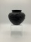 Vintage Satin Black Amethyst Vase - 7