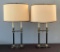 Pair Vintage Lamps W/ Marble Bases - 28
