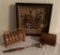 Estate Lot - Random Items, Framed Hand Work Piece, 12