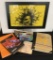 Chihuly Print - Signed & Numbered, 2/5, 2017, Framed;     5 Chihuly Books;
