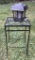 Outdoor Light;     Glass Top Patio Table - 16½