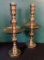 Pair Brass Candlesticks - 25