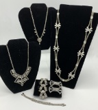 Estate Lot Vintage Rhinestone Jewelry