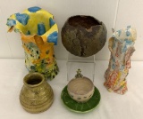 2 Wonderful Art Pottery Vessels By Philomene Bennet - 9