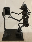 Steampunk Art Metal Sculpture - Signed D. E., 6
