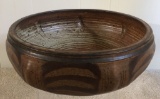 Large Studio Art Pottery Bowl - Signed Vivica & Otto 1988, 15