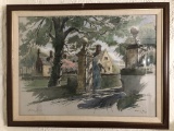 Frederic James Lithograph Sulgrave Manor - 34