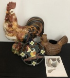 Large Pottery Rooster - 16