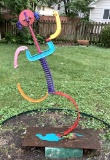 Painted Iron Sculpture - 42