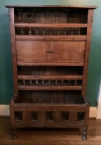 French Napoleon III Period Chestnut Bread & Spice Rack Cabinet - Circa 1850