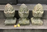 3 Concrete Pineapple Figurals - 14