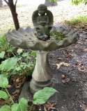 Concrete Birdbath - Has Crack, 26