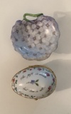 2 Hand Painted Limoges Trinket Boxes - Egg Is From Private Stock