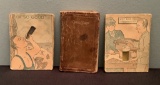 Small Leather Common Prayer Book - As Found;     2 Vintage Whimsical Paper