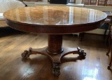 Large Round Oak Table - Circa 1890, 54