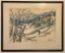 Cecile Johnson Lithograph - In Frame W/ Glass, 20¾