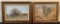 2 Scenic Oil Paintings - Signed H Terry & Warner Lewis, Largest Is 21