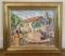 Manny Robin Oil On Canvas - Southwest Genre, In Heavy Gold Frame, 22½