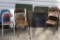 5 Vintage Card Tables;     11 Folding Chairs - LOCAL PICKUP OR BUYER RESPON
