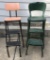 2 Vintage Metal Folding Stools