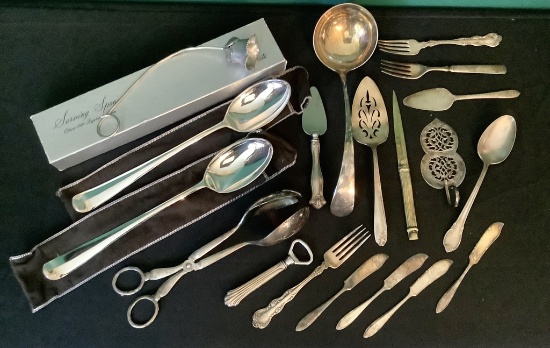 Estate Lot Silverplated Items