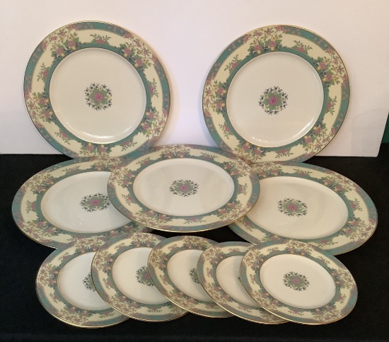 Lenox - Monticello, 4 10½" Plates & 5 6¼" Plates