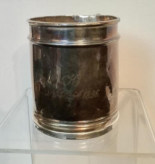 Sterling Cup - Engraved 1896, 2.45 Ozt