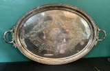 Large Silverplated Platter - 31