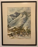 Cecile Johnson Lithograph - In Frame W/ Glass, 20¾