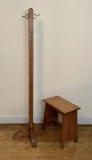 Wooden Coat Tree - 60