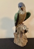 Very Nice Chinese Parrot Figure - Signed, 12