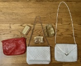 3 Vintage Mesh Purses;     3 Small Mesh Bags